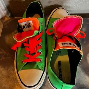Neon converse chuck taylor low top